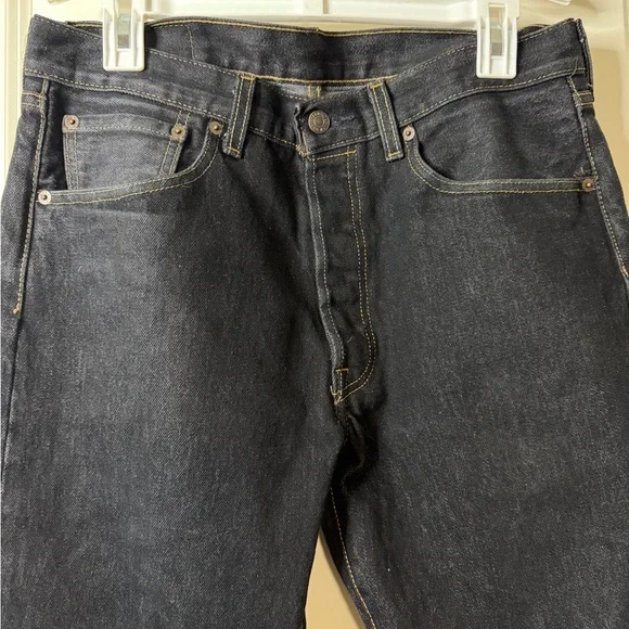 Levi's Men's Straight Dark Jeans - Picture 3 of 5